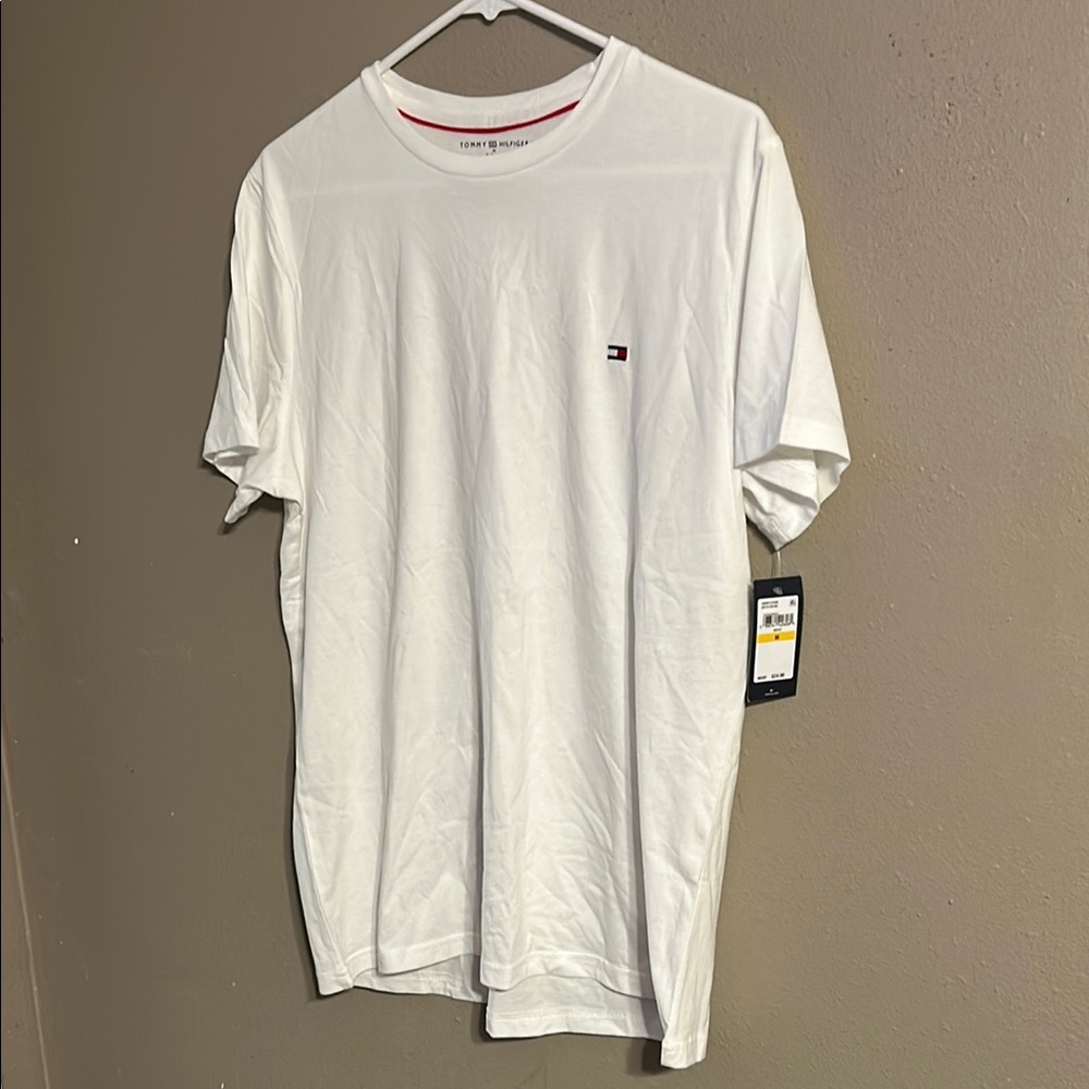 Tommy Hilfiger White Short Sleeve Tee